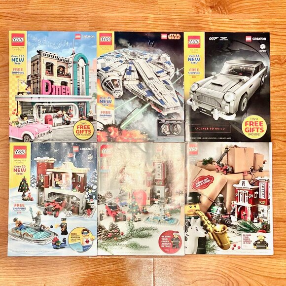 (6) Lego Shop at Home Catalogs Lots 2018 in Hand - Picture 1 of 8